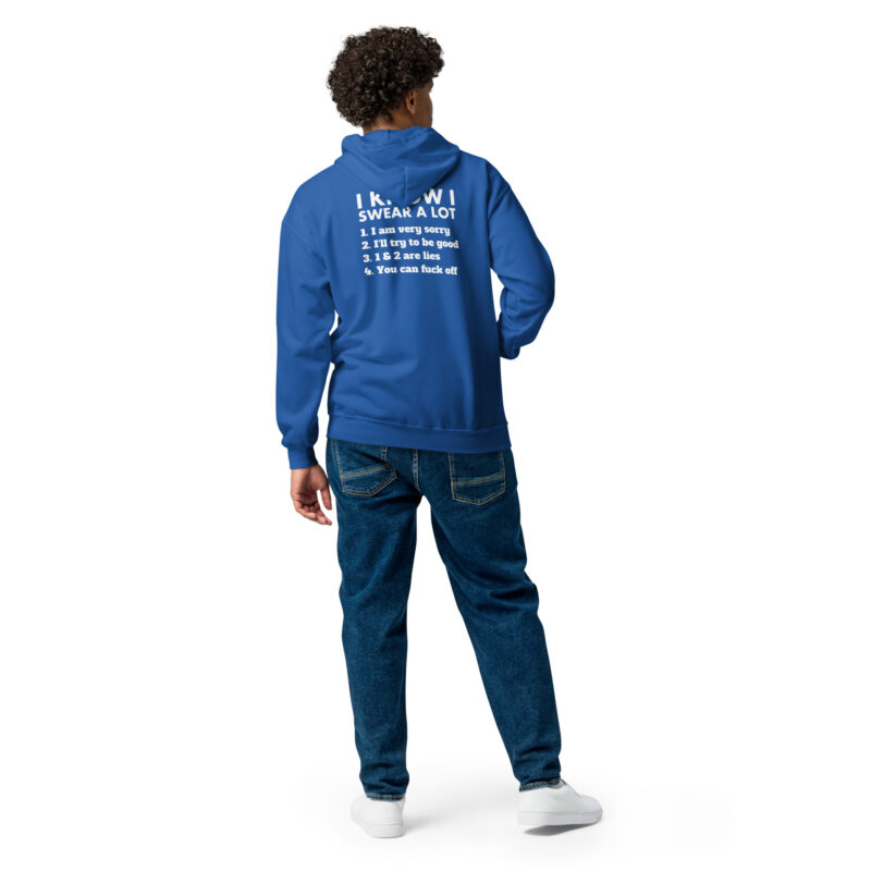I know I swear a lot but you can fuck off Unisex-Zip-Hoodie – Jacken – klamottn.de
