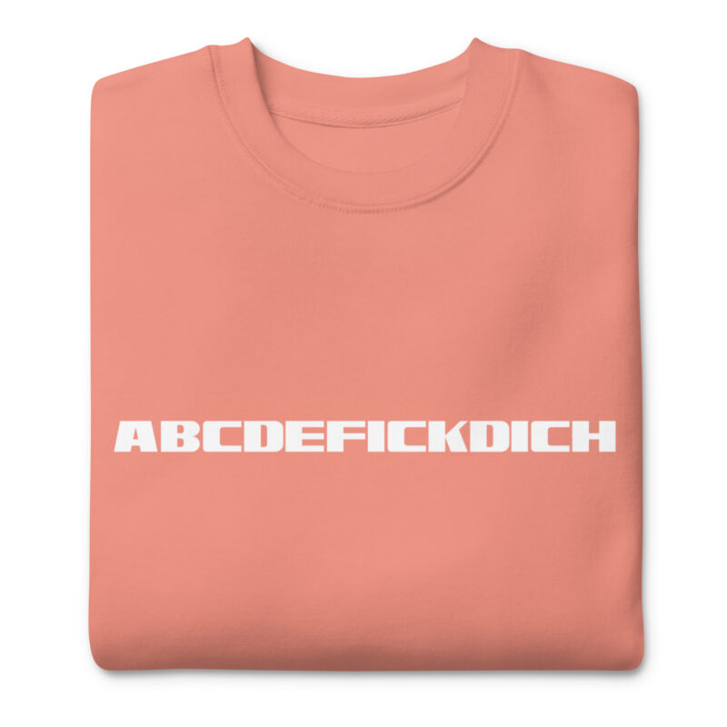 ABCDEFICKDICH Alphabet Humor Unisex-Sweatshirt – Sweatshirts – klamottn.de