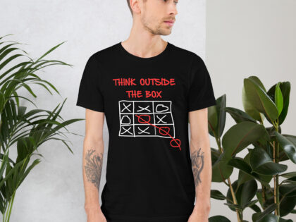 Think Outside The Box | Querdenken | Nachdenken | Über den Tellerrand Unisex-T-Shirt – T-Shirts – klamottn.de Think Outside The Box | Querdenken | Nachdenken | Über den Tellerrand Unisex-T-Shirt – T-Shirts – klamottn.de
