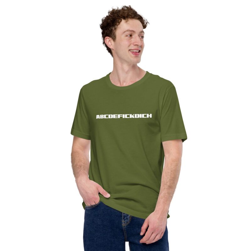 ABCDEFICKDICH Alphabet Humor Unisex-T-Shirt