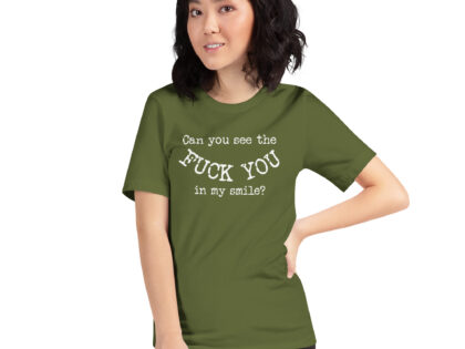 Can you see the Fuck You in my smile? Unisex-T-Shirt – T-Shirts – klamottn.de Can you see the Fuck You in my smile? Unisex-T-Shirt – T-Shirts – klamottn.de