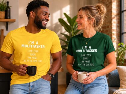 I'm a Multitasker - Ich bin ein Multitasking-Talent Unisex-T-Shirt – T-Shirts – Klamottn™
