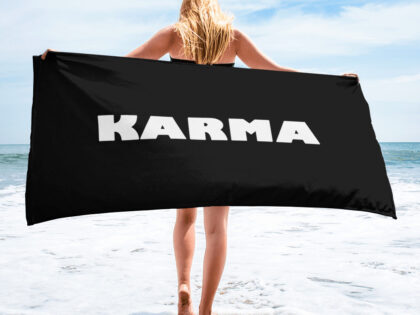 Karma Handtuch – Home & Living – klamottn.de Karma Handtuch – Home & Living – klamottn.de