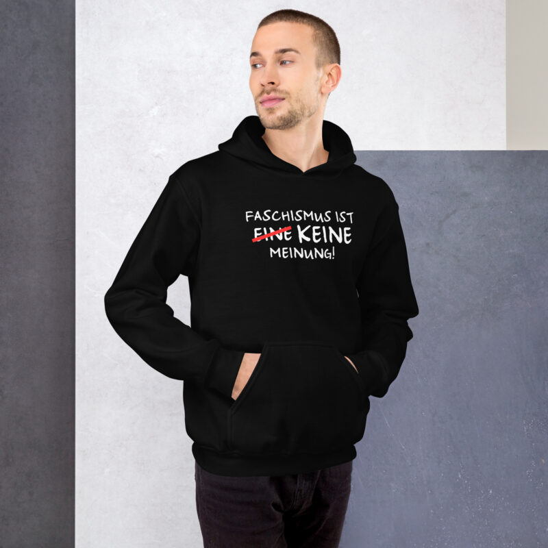 Faschismus ist keine Meinung Unisex-Hoodie