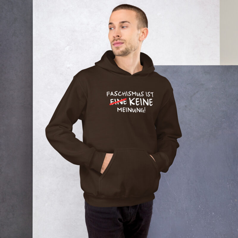 Faschismus ist keine Meinung Unisex-Hoodie