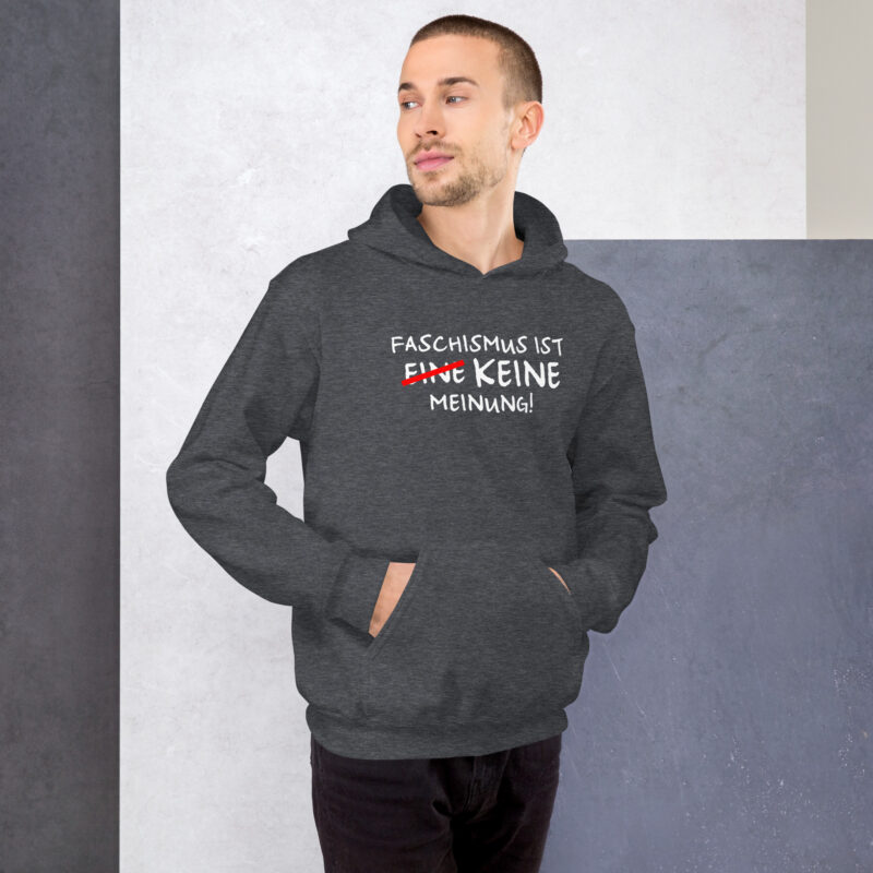 Faschismus ist keine Meinung Unisex-Hoodie
