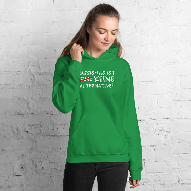 Rassismus ist keine Alternative Unisex-Hoodie