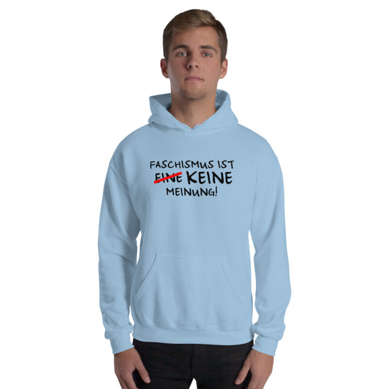 Faschismus ist keine Meinung Unisex-Hoodie