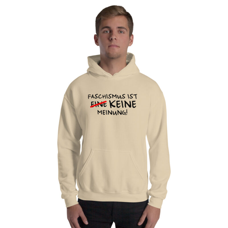 Faschismus ist keine Meinung Unisex-Hoodie
