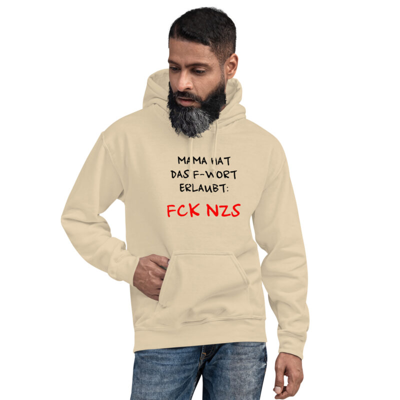 Mama hat das F-Wort erlaubt: FCK NZS Unisex-Hoodie – Hoodies – klamottn.de