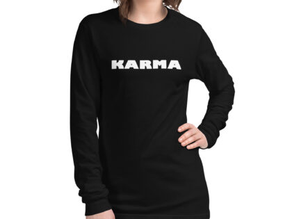 Karma Unisex-Langarmshirt – Langarm T-Shirts – klamottn.de Karma Unisex-Langarmshirt – Langarm T-Shirts – klamottn.de