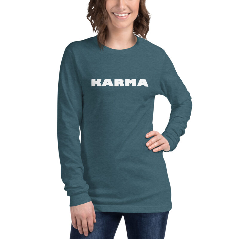 Karma Unisex-Langarmshirt