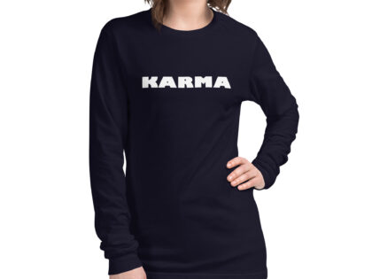 Karma Unisex-Langarmshirt – Langarm T-Shirts – klamottn.de Karma Unisex-Langarmshirt – Langarm T-Shirts – klamottn.de