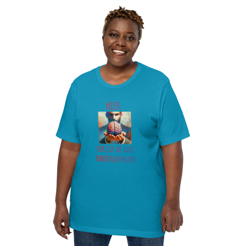 Hier, dir ist da was runtergefallen! Unisex-T-Shirt – T-Shirts – klamottn.de