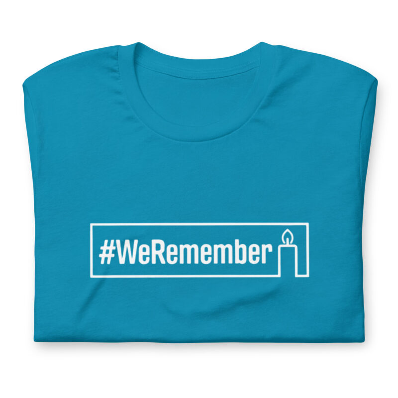 #WeRemember - Nie wieder ist jetzt! Unisex-T-Shirt – T-Shirts – klamottn.de