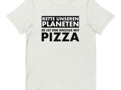 Rette unseren Planeten. Er ist der Einzige mit Pizza Unisex-T-Shirt – T-Shirts – klamottn.de Rette unseren Planeten. Er ist der Einzige mit Pizza Unisex-T-Shirt – T-Shirts – klamottn.de