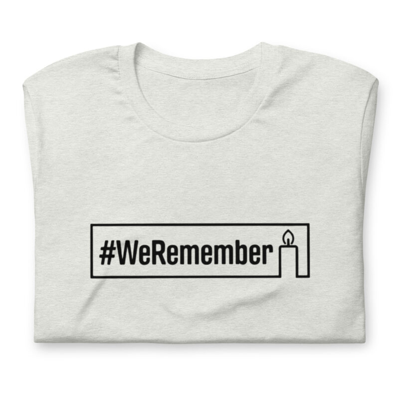 #WeRemember - Nie wieder ist jetzt! Unisex-T-Shirt – T-Shirts – klamottn.de