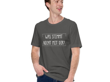 Was stimmt nicht mit dir? Unisex-T-Shirt – T-Shirts – klamottn.de Was stimmt nicht mit dir? Unisex-T-Shirt – T-Shirts – klamottn.de