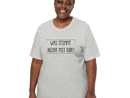 Was stimmt nicht mit dir? Unisex-T-Shirt – T-Shirts – klamottn.de Was stimmt nicht mit dir? Unisex-T-Shirt – T-Shirts – klamottn.de
