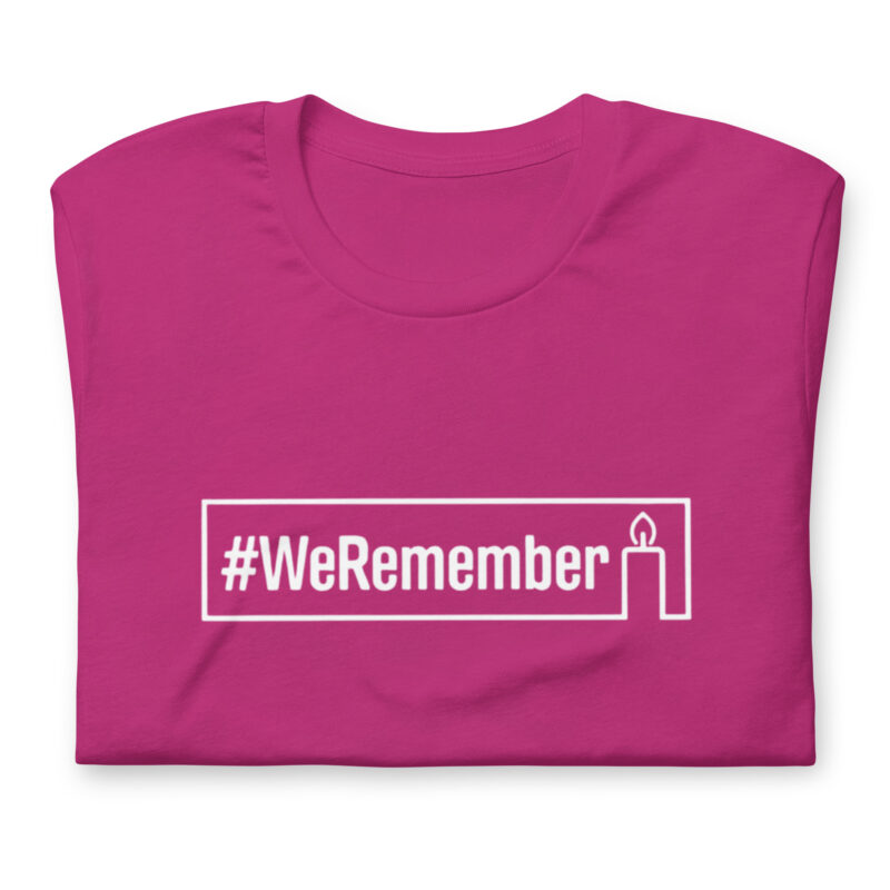 #WeRemember - Nie wieder ist jetzt! Unisex-T-Shirt – T-Shirts – klamottn.de