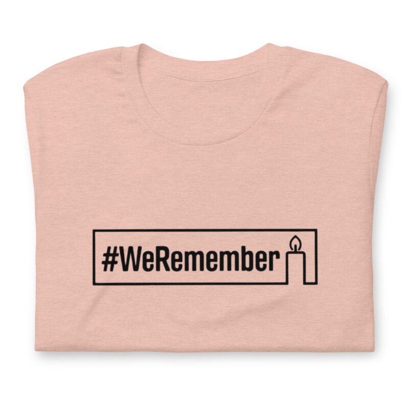 #WeRemember - Nie wieder ist jetzt! Unisex-T-Shirt – T-Shirts – klamottn.de