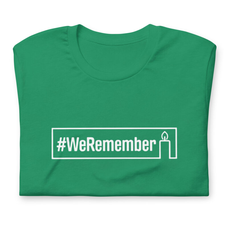 #WeRemember - Nie wieder ist jetzt! Unisex-T-Shirt – T-Shirts – klamottn.de