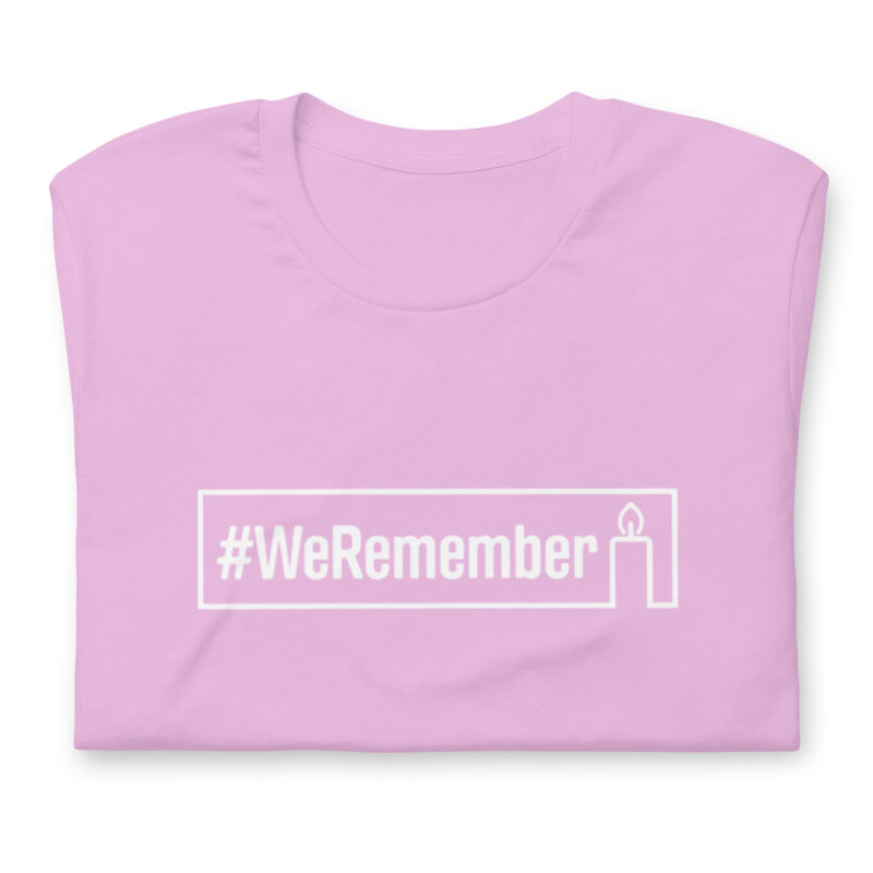 #WeRemember - Nie wieder ist jetzt! Unisex-T-Shirt – T-Shirts – klamottn.de