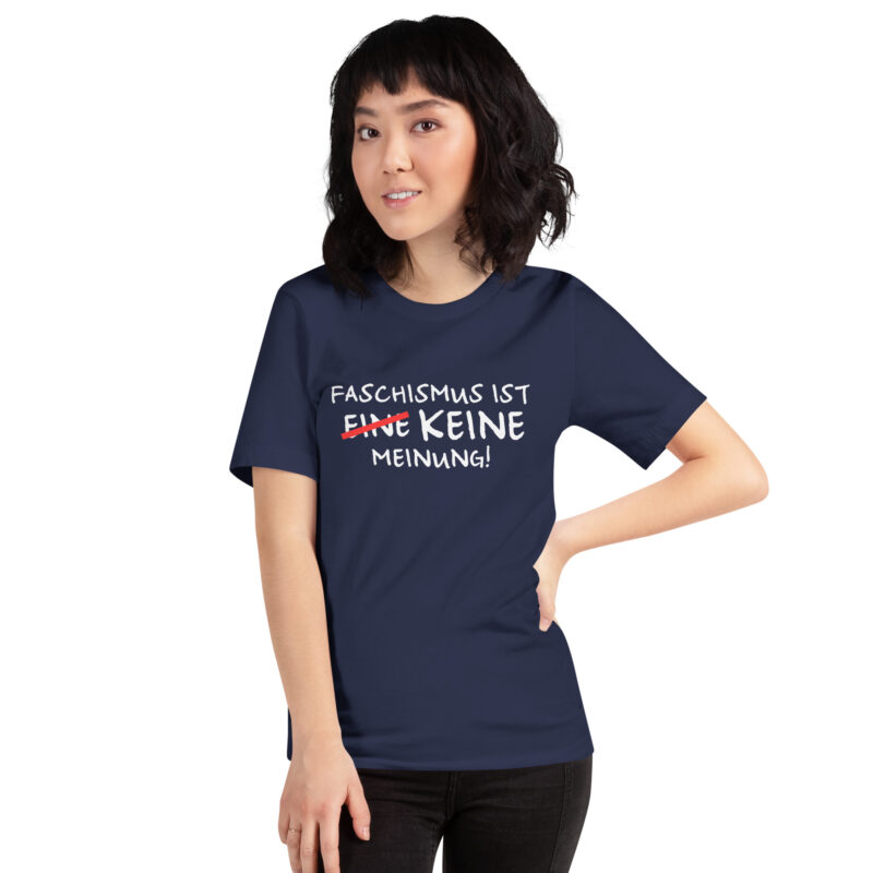 Faschismus ist keine Meinung Unisex-T-Shirt – T-Shirts – klamottn.de