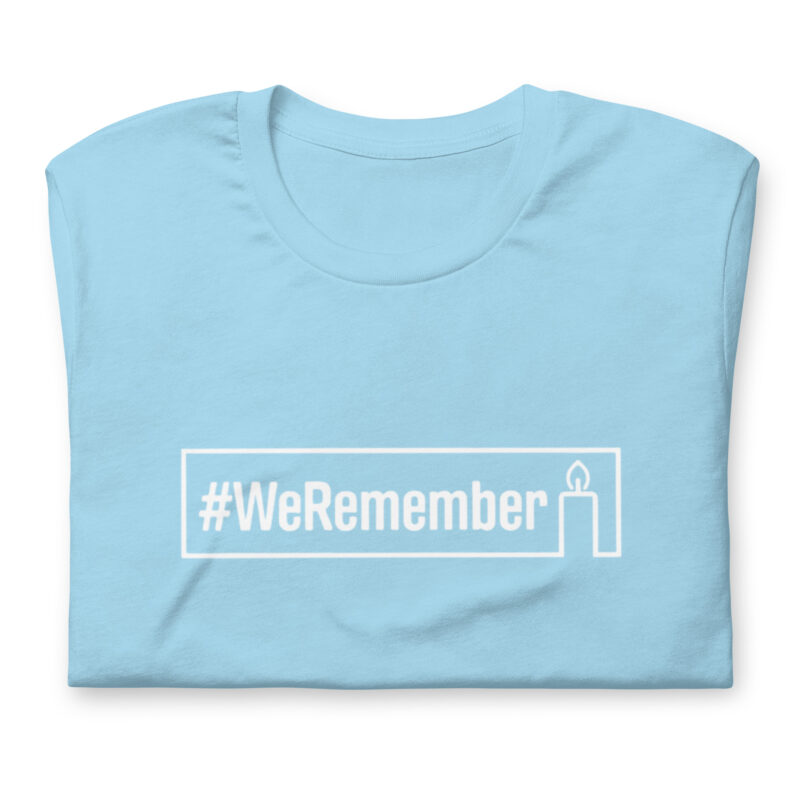 #WeRemember - Nie wieder ist jetzt! Unisex-T-Shirt – T-Shirts – klamottn.de