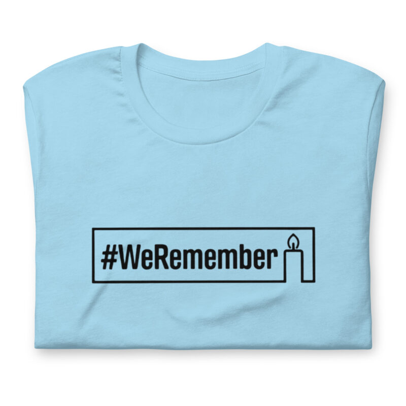 #WeRemember - Nie wieder ist jetzt! Unisex-T-Shirt – T-Shirts – klamottn.de