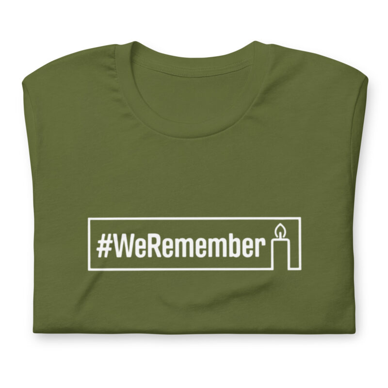 #WeRemember - Nie wieder ist jetzt! Unisex-T-Shirt – T-Shirts – klamottn.de