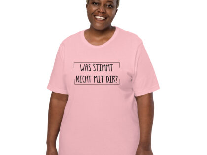 Was stimmt nicht mit dir? Unisex-T-Shirt – T-Shirts – klamottn.de Was stimmt nicht mit dir? Unisex-T-Shirt – T-Shirts – klamottn.de