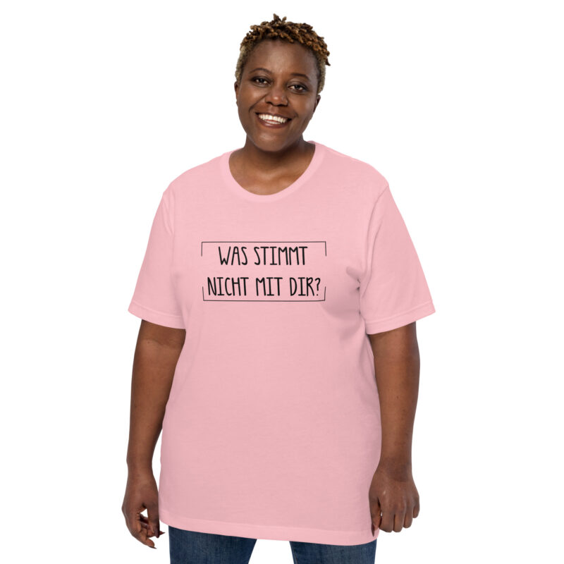 Was stimmt nicht mit dir? Unisex-T-Shirt – T-Shirts – klamottn.de
