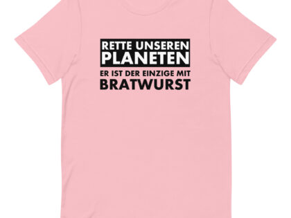Rette unseren Planeten. Er ist der Einzige mit Bratwurst Unisex-T-Shirt – T-Shirts – klamottn.de Rette unseren Planeten. Er ist der Einzige mit Bratwurst Unisex-T-Shirt – T-Shirts – klamottn.de