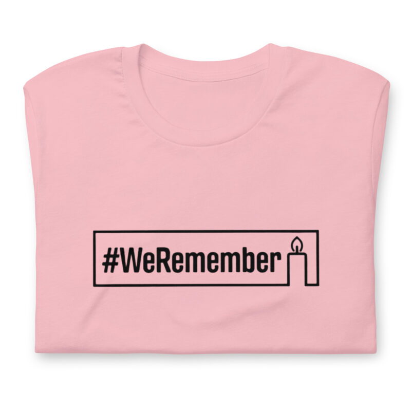 #WeRemember - Nie wieder ist jetzt! Unisex-T-Shirt – T-Shirts – klamottn.de