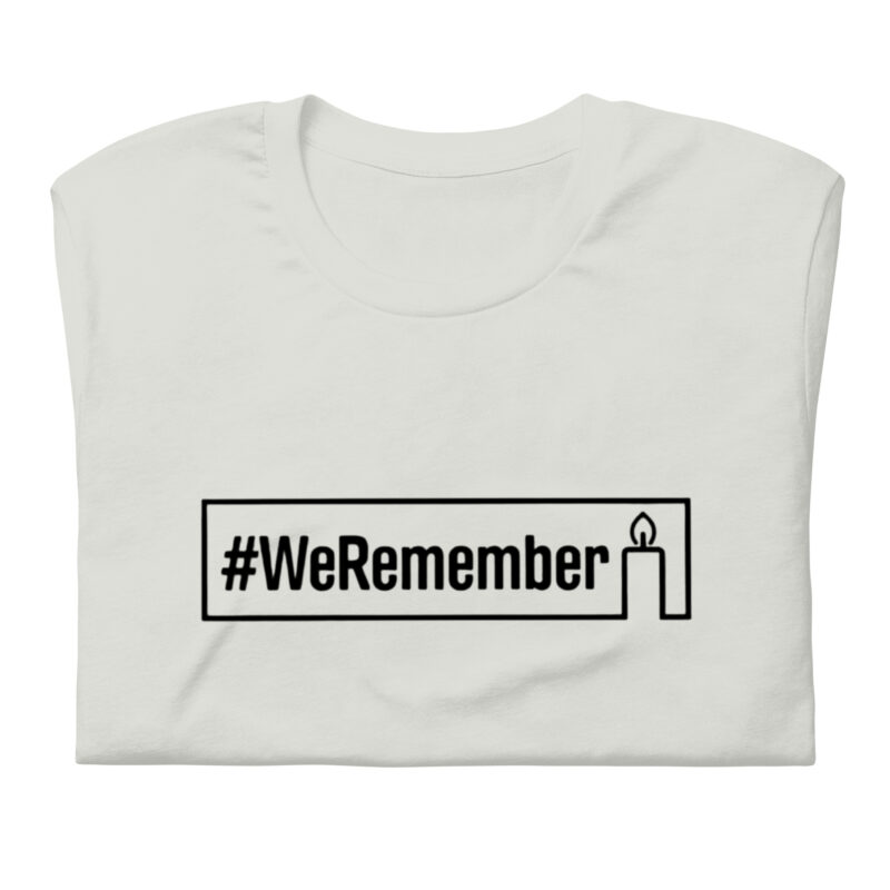 #WeRemember - Nie wieder ist jetzt! Unisex-T-Shirt – T-Shirts – klamottn.de