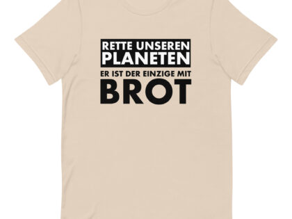 Rette unseren Planeten. Er ist der Einzige mit Brot Unisex-T-Shirt – T-Shirts – klamottn.de Rette unseren Planeten. Er ist der Einzige mit Brot Unisex-T-Shirt – T-Shirts – klamottn.de