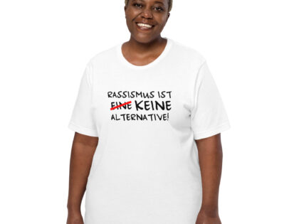Rassismus ist keine Alternative Unisex-T-Shirt – T-Shirts – klamottn.de Rassismus ist keine Alternative Unisex-T-Shirt – T-Shirts – klamottn.de