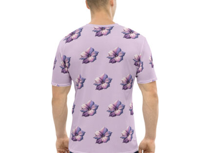Pixel-Art Blumenillustration in lila Pastellfarben Allover-Herren-T-Shirt – T-Shirts – klamottn.de Pixel-Art Blumenillustration in lila Pastellfarben Allover-Herren-T-Shirt – T-Shirts – klamottn.de