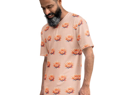 Pixel-Art Blumenillustration in Trendfarbe Orange 2024 Allover-Herren-T-Shirt – T-Shirts – klamottn.de Pixel-Art Blumenillustration in Trendfarbe Orange 2024 Allover-Herren-T-Shirt – T-Shirts – klamottn.de