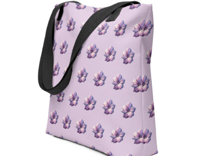 Pixel-Art Blumenillustration in lila Pastellfarben Allover-Stoffbeutel – Accessoires – klamottn.de Pixel-Art Blumenillustration in lila Pastellfarben Allover-Stoffbeutel – Accessoires – klamottn.de