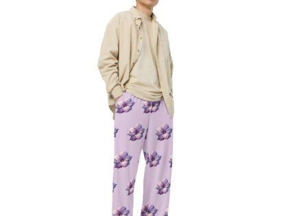 Pixel-Art Blumenillustration in lila Pastellfarben Allover-Unisex-Hose – Hosen – klamottn.de Pixel-Art Blumenillustration in lila Pastellfarben Allover-Unisex-Hose – Hosen – klamottn.de