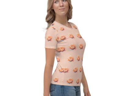 Pixel-Art Blumenillustration in Trendfarbe Orange 2024 Allover-Damen-T-Shirt – T-Shirts – klamottn.de Pixel-Art Blumenillustration in Trendfarbe Orange 2024 Allover-Damen-T-Shirt – T-Shirts – klamottn.de