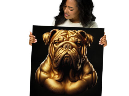Majestätische goldene Bulldogge Poster – Home & Living – klamottn.de Majestätische goldene Bulldogge Poster – Home & Living – klamottn.de