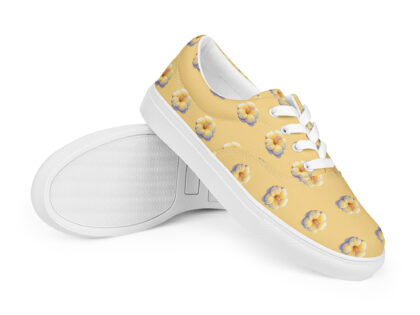 Retro-Pixel-Art Blume in gelben Pastell Sonnenuntergangsfarben Allover-Herren-Canvas-Schuhe – Schuhe – klamottn.de Retro-Pixel-Art Blume in gelben Pastell Sonnenuntergangsfarben Allover-Herren-Canvas-Schuhe – Schuhe – klamottn.de