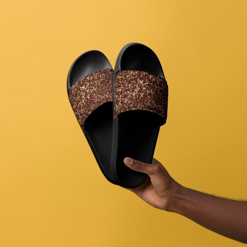 Bronzefarbene Herren-Schlappen – Schuhe – klamottn.de