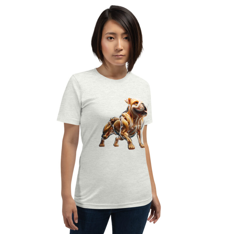 Die Majestätische Glas-Bulldogge Unisex-T-Shirt Unisex-T-Shirt – T-Shirts – klamottn.de