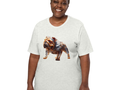 Fließende Karamell-Bulldogge: Ein lebendiges Kunstwerk Unisex-T-Shirt – T-Shirts – klamottn.de Fließende Karamell-Bulldogge: Ein lebendiges Kunstwerk Unisex-T-Shirt – T-Shirts – klamottn.de