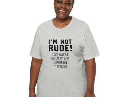 Nicht unhöflich, nur ehrlich: Ich sage, was alle denken! Unisex-T-Shirt – T-Shirts – klamottn.de Nicht unhöflich, nur ehrlich: Ich sage, was alle denken! Unisex-T-Shirt – T-Shirts – klamottn.de