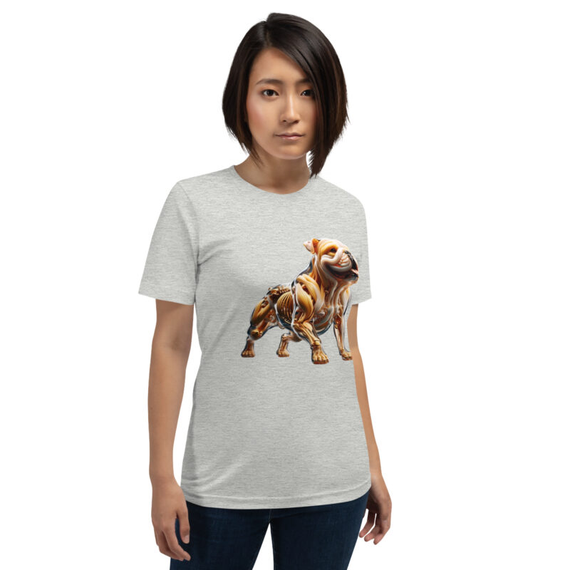 Die Majestätische Glas-Bulldogge Unisex-T-Shirt Unisex-T-Shirt – T-Shirts – klamottn.de